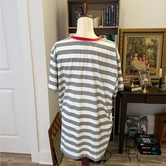 Urban Outfitters Gray and White Striped Tokyo Tee NWOT - Picture 4 of 5